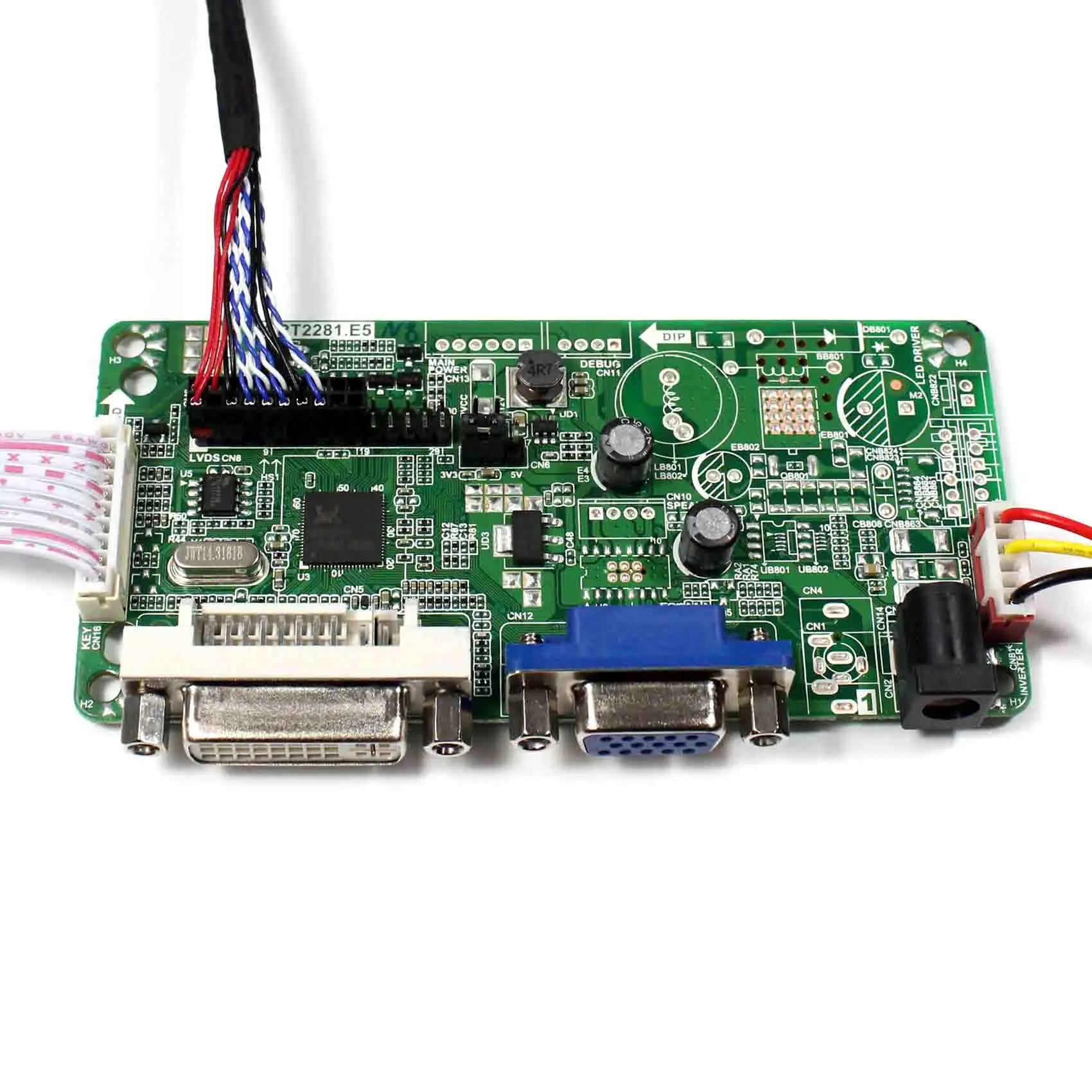 Для 15 4 &quotB154EW02 B154EW06 B154EW04 B154EW08 30Pin CCFL подсветка 1280x800 DVI VGA ЖК плата