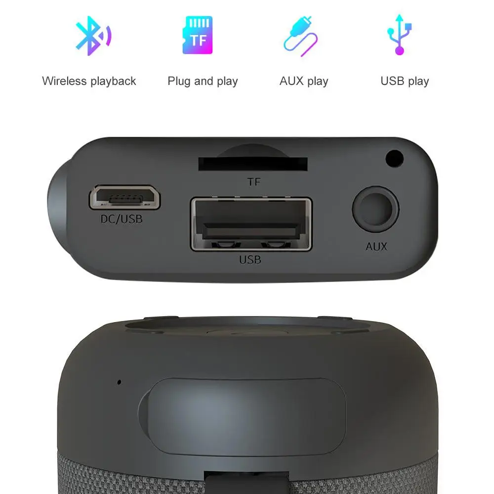 Портативный Bluetooth динамик мини открытый пыле и водостойкий беспроводной громкий