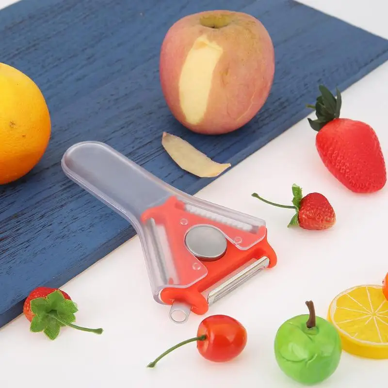 3 in 1 Stainless Steel Vegetable Fruit Peeler Straight Sawtooth Blades Potato Melon Slicer Grater Planer Grinder Cutter Kitchen | Дом и сад