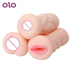 Мужской 4D-мастурбатор OLO, с эффектом глубокой глотки, силиконовая искусственная вагина, рот, анус, секс-игрушки для мужчин