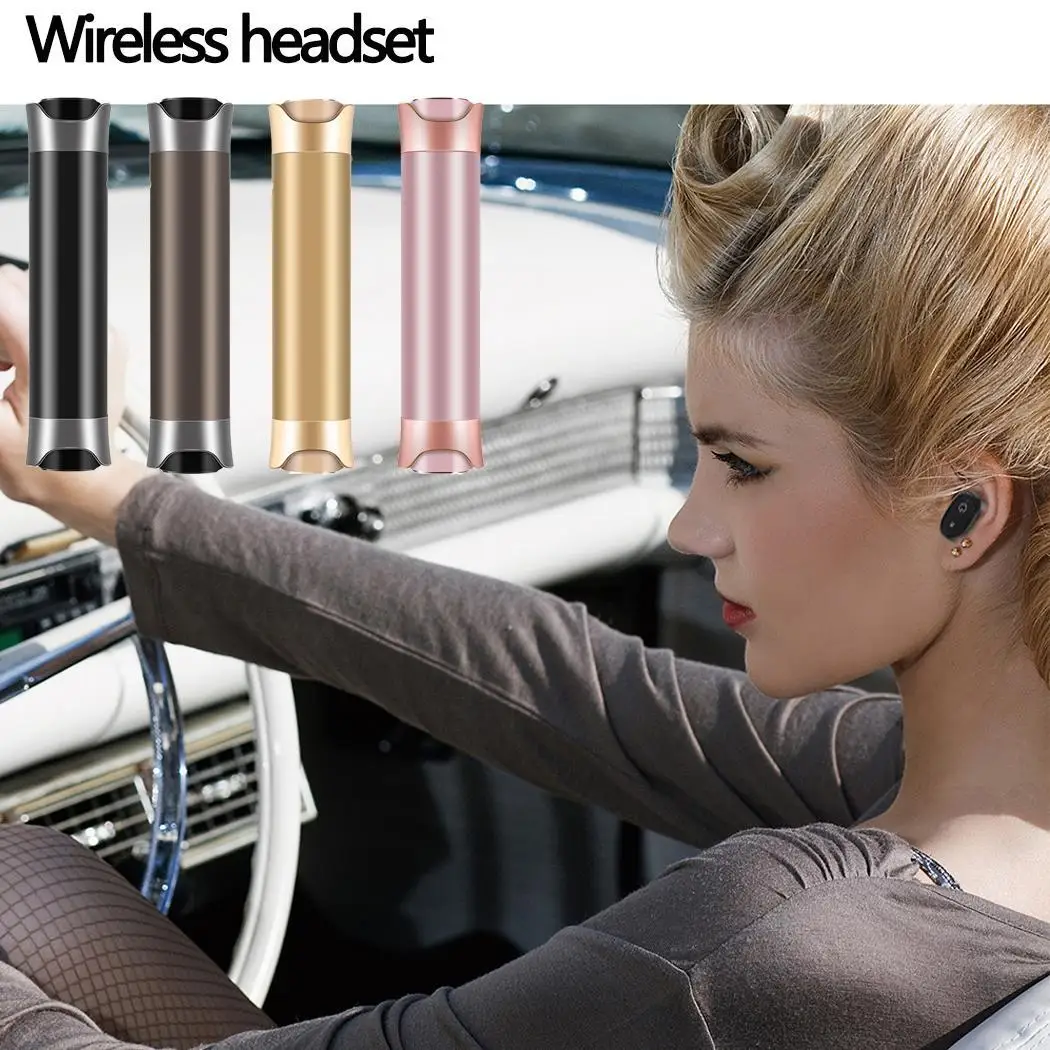 Мини Беспроводная Bluetooth стереогарнитура музыка все bluetooth устройства наушники с