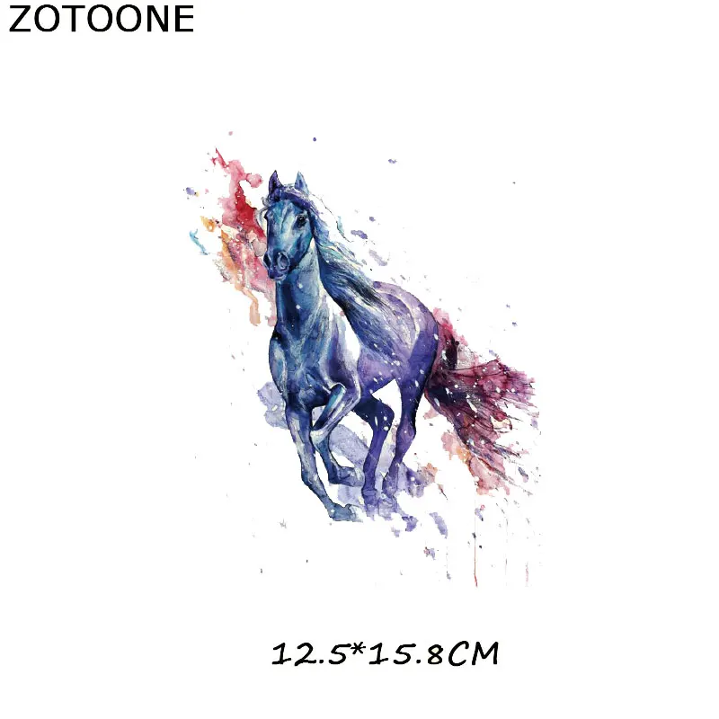 ZOTOONE красочная нашивка для собак кошек совы джинсы термопереводная наклейка