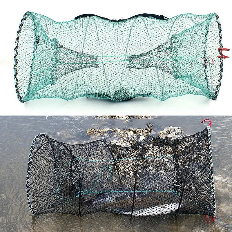 Горячая Складная рыболовная сеть приманки краб Crawdad Креветки гольян Рыболовная
