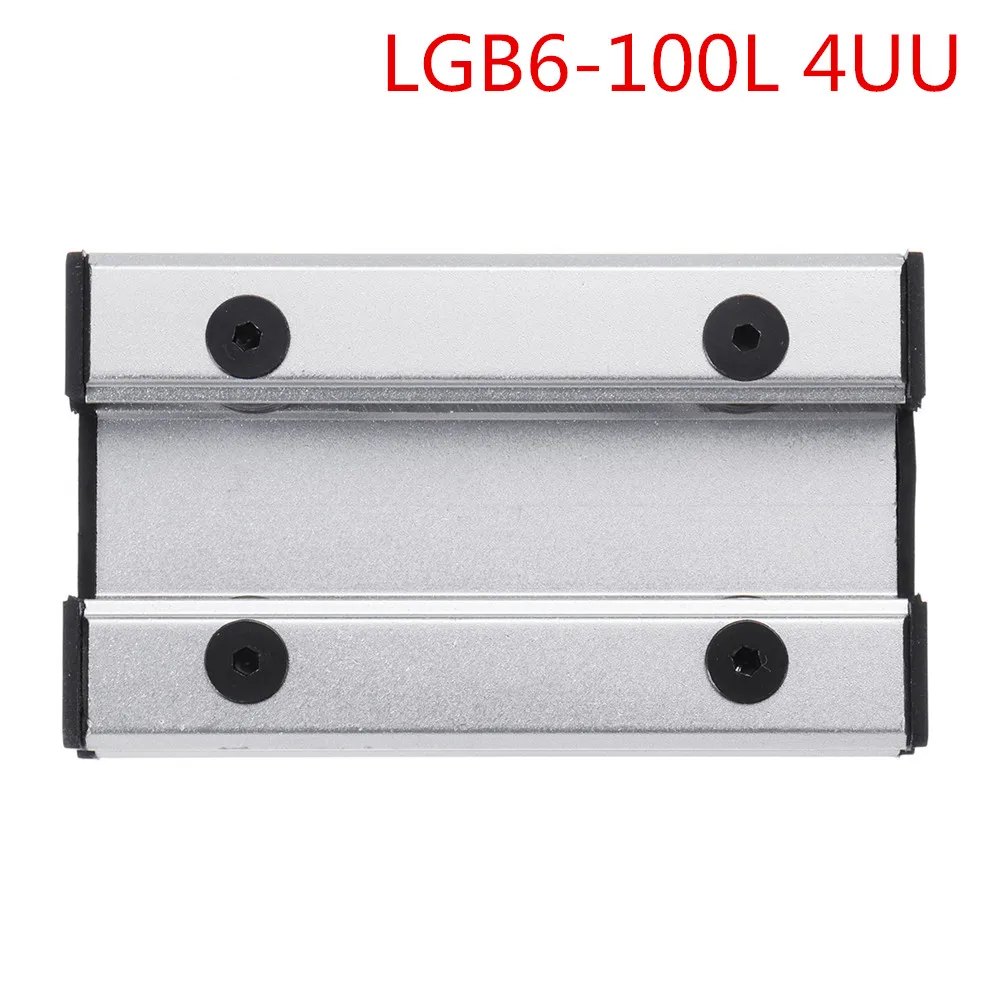 Внешний двойной-axi s LGD6-500L линейный направляющий с LGB6-60L 4UU LGB6-100L скользящий блок