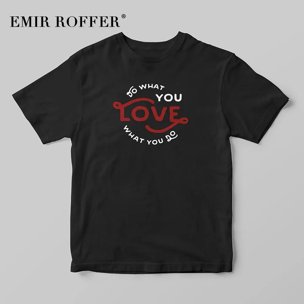 EMIR ROFFER Do what you Любовь к винтажу футболка женская уличная белая поговорка