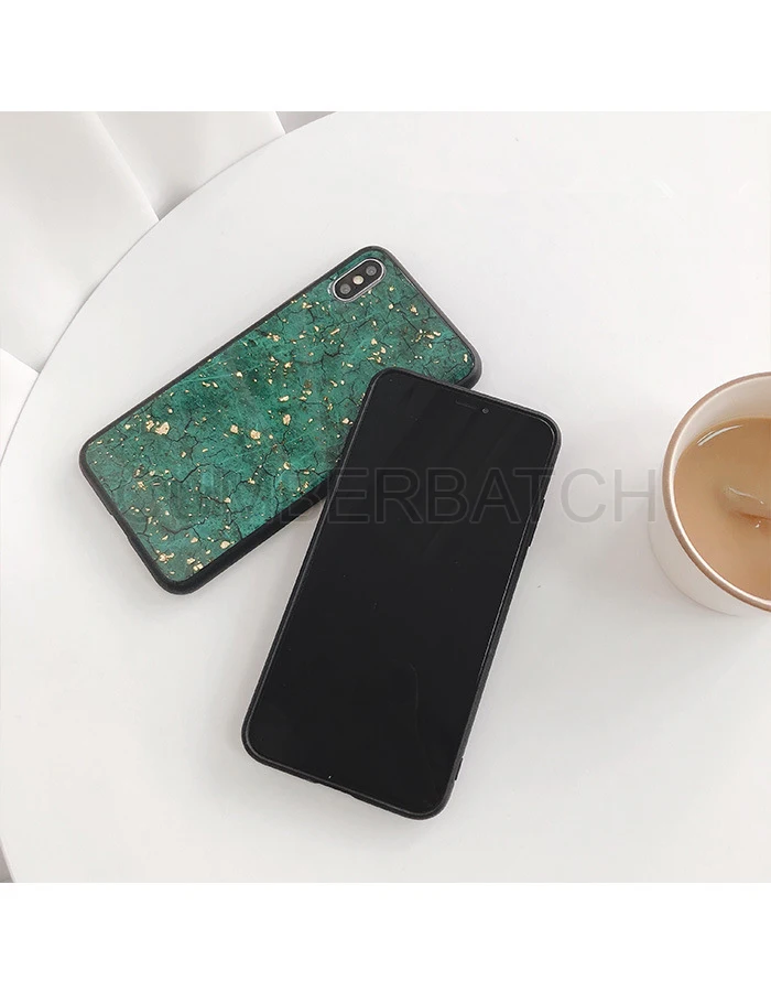 Мраморный чехол для Samsung Galaxy S9 S8 PLUS S7 Edge Платиновый Блестящий силиконовый Note 9 8