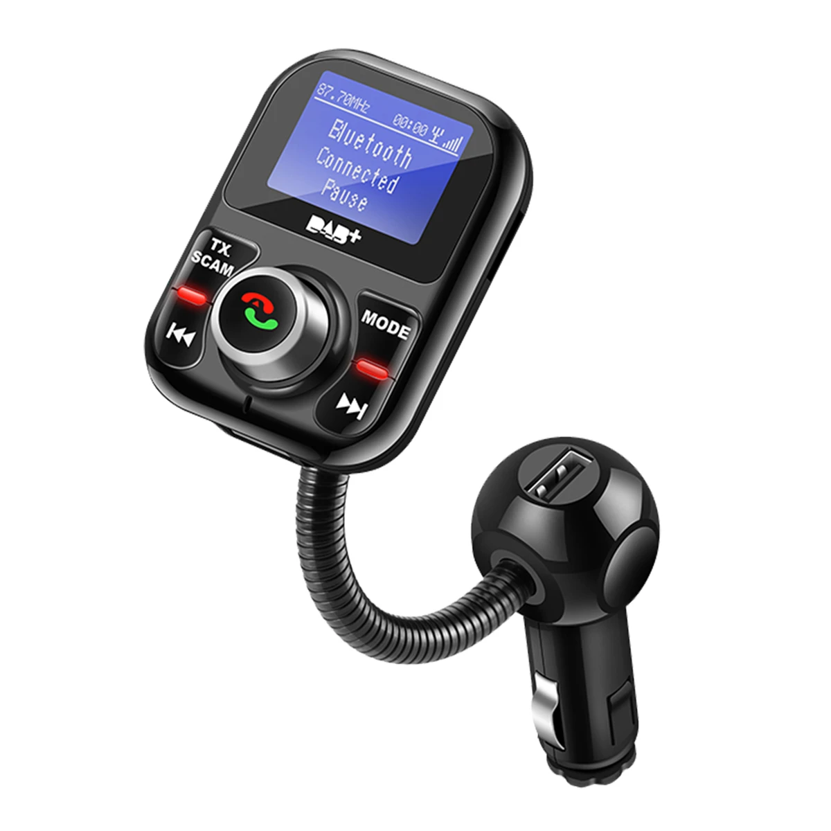 bluetooth Hands free Car DAB DAB+ Kit Digital Radio With Dual USB Adapter Receiver Tuner FM Transmitter Antenna Charging Ports | Автомобили