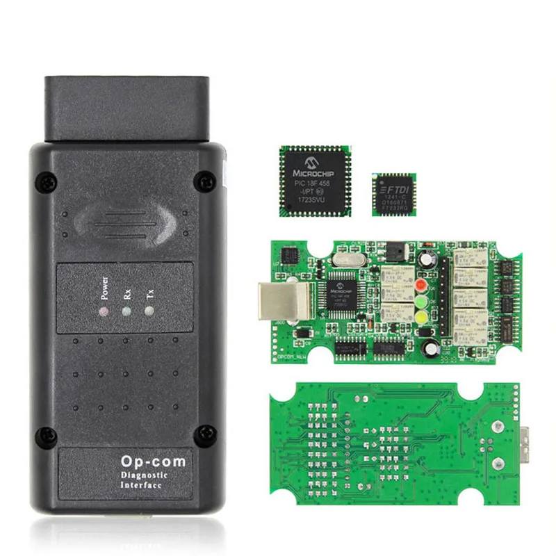 V1.95 2014 в с Pic18F458 Ftdi Ft232Rq чип Obd Obd2 диагностический инструмент для Opel Op Com Can Bus кабель|