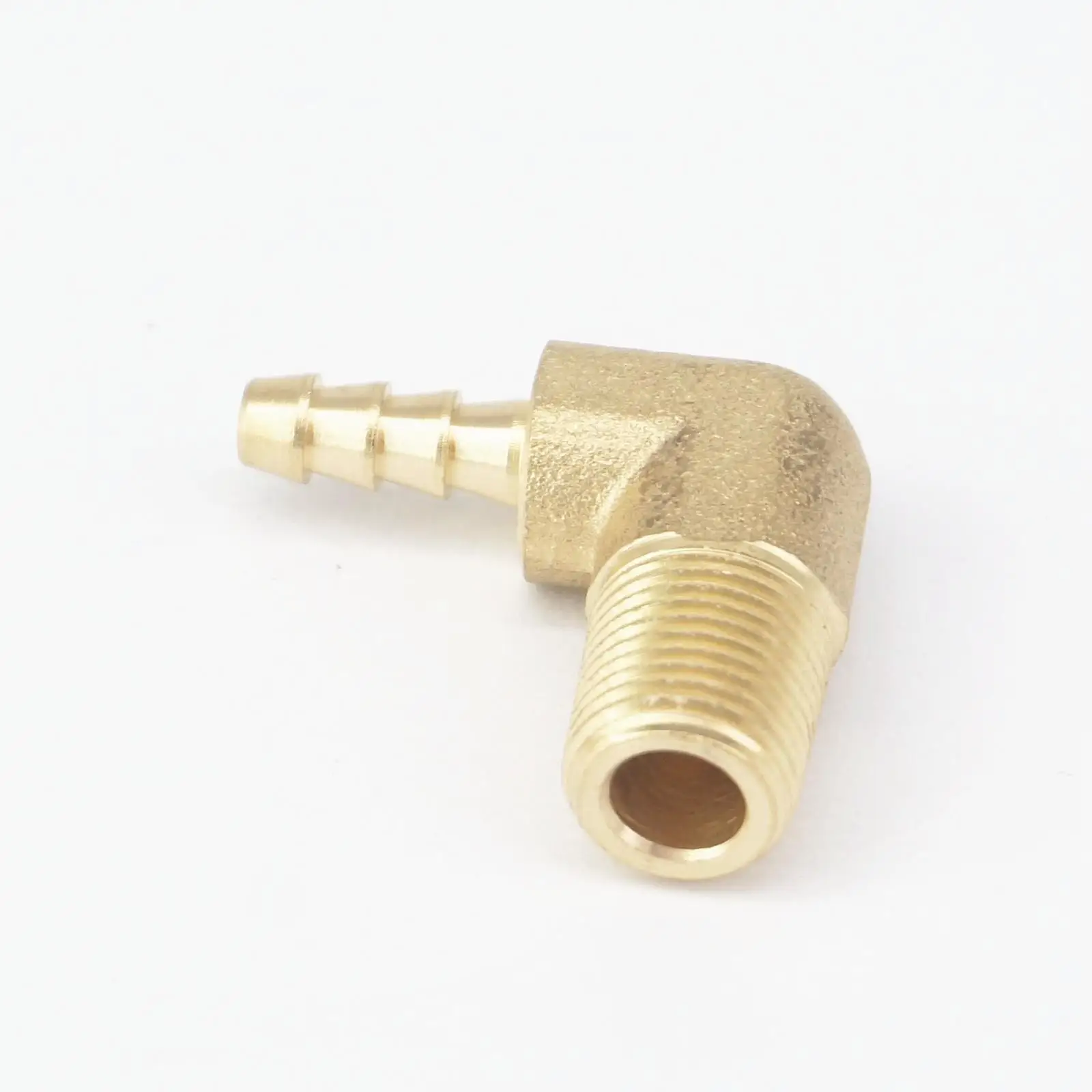 1/8 &quotNPT Male x 3/16&quot шланг Колючая Хвостовая локоть латунная топливная арматура