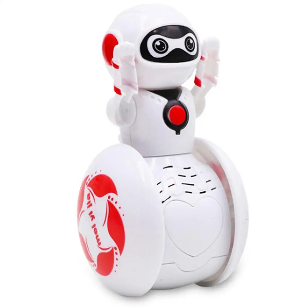 Robot Intelligent Mini Cartoon toys 1 Above for Multi-function Tumbler Induction children 3 old Electric Music Toy years |