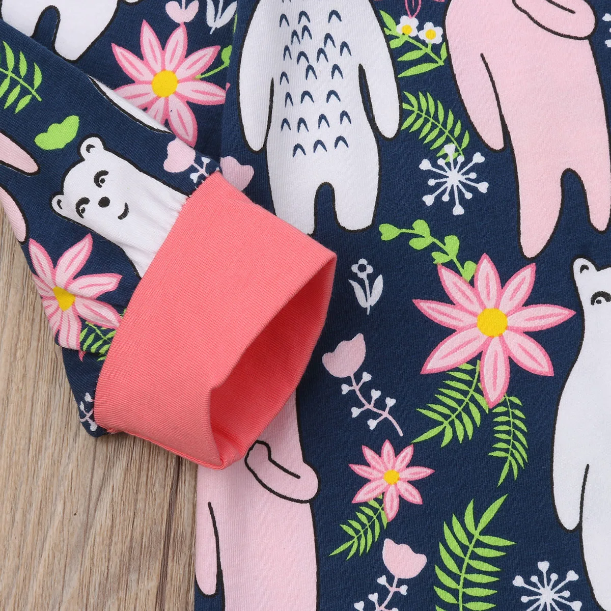 Хлопковый комбинезон с цветочным рисунком для новорожденных девочек новинка