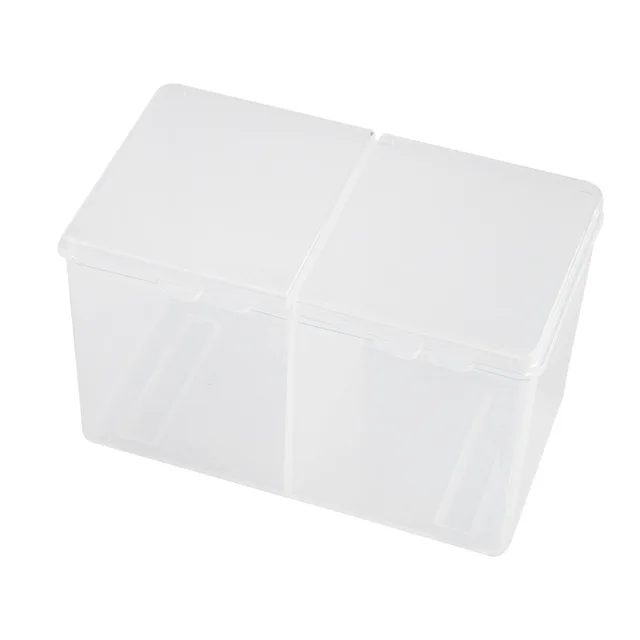 Прозрачный хлопок Органайзер держатель ватным тампоном коробка для хранения