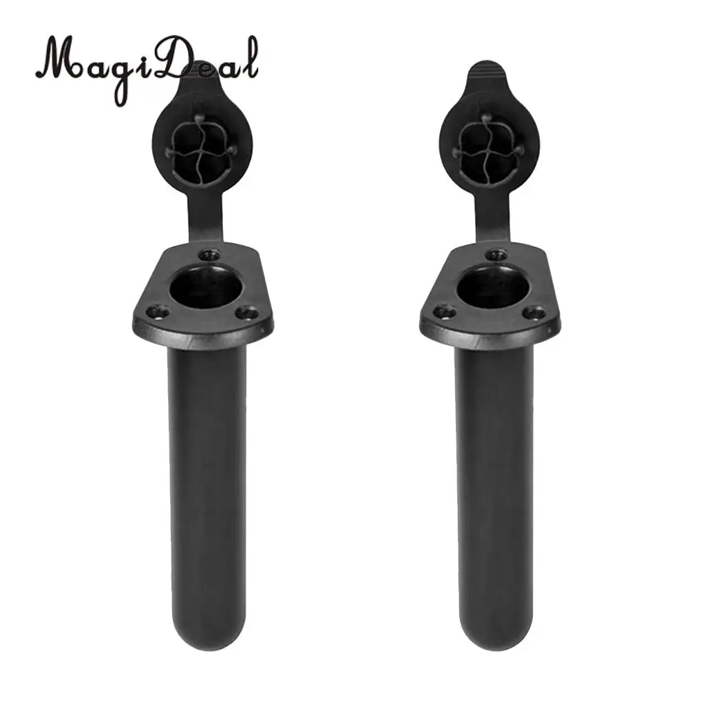 Морской держатель для удочки MagiDeal 2 шт. с крышкой лодки Каяка каноэ утопленное