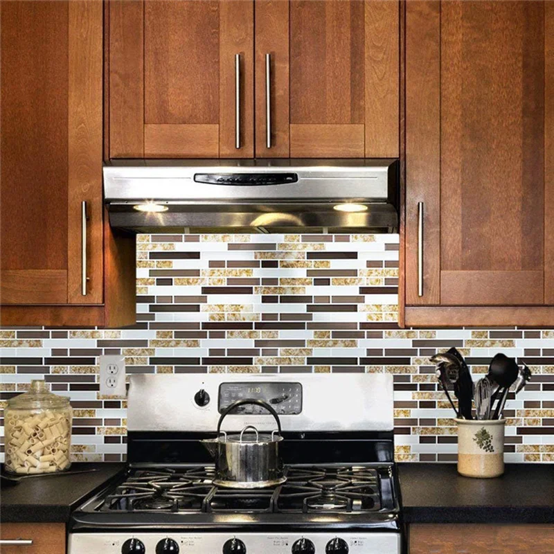 3D настенная наклейка плитка кирпич Самоклеящаяся мозаика кухня ванная комната