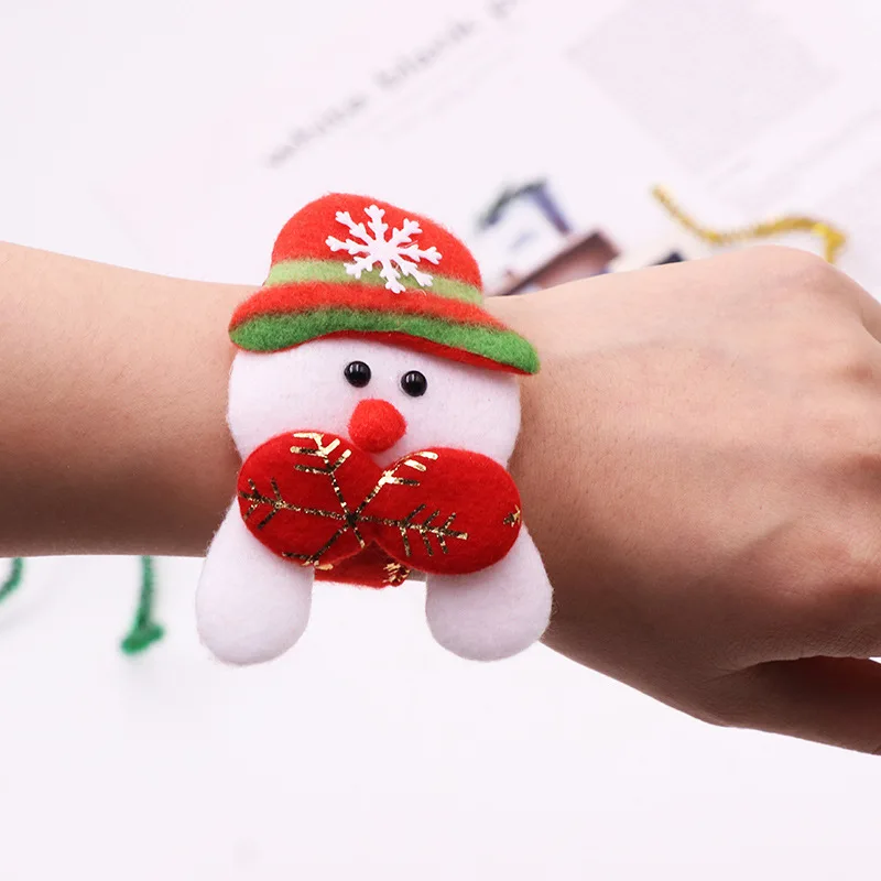 NEW PY Gilding Christmas Presents Given On Festivals Matter Children's Bracelet Santa Clap Circle Snowman Elk | Игрушки и хобби