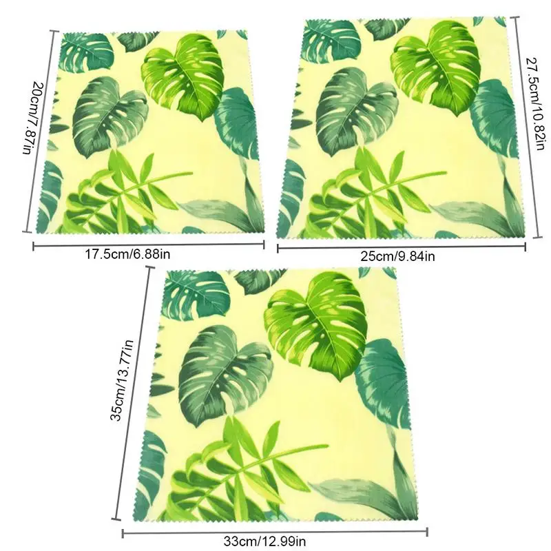 3 шт. пчелиный воск Еда Обёрточная бумага свежий ткань вместо того чтобы пленка