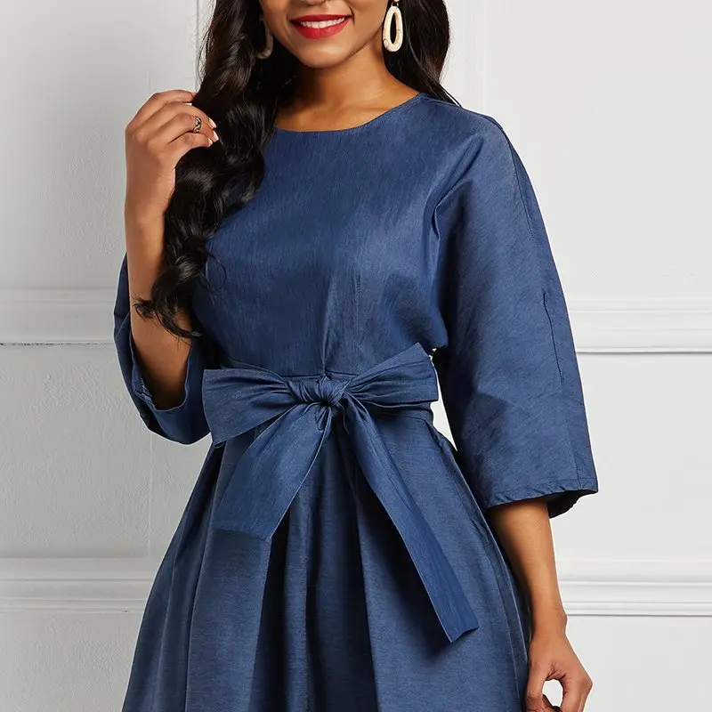 Офисные женские винтажные элегантные вечерние платья хит 2019 длинные