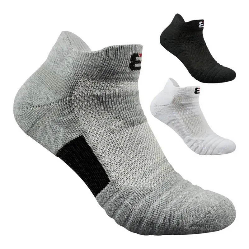 

Men Elite Outdoor Sports Basketball Socks Men Football Cycling Socks Compression Socks Cotton Towel Bottom Non-slip Men's Socks