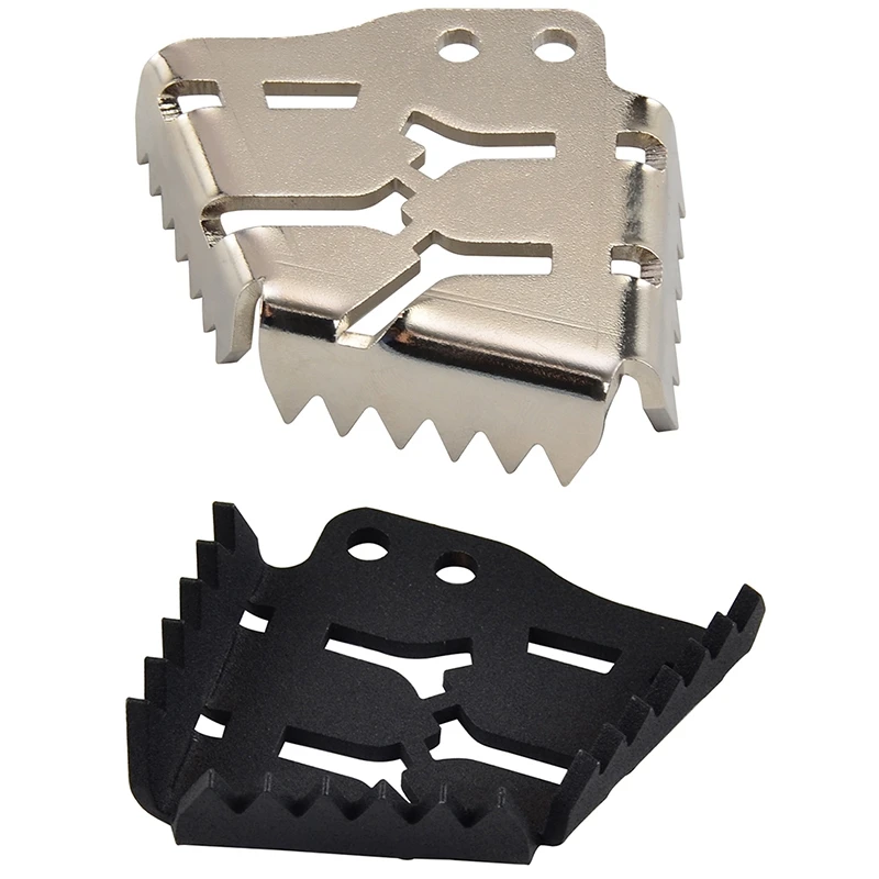 Мотоцикл задний тормоз педаль Рычаг шаг советы пластина наконечник увеличить