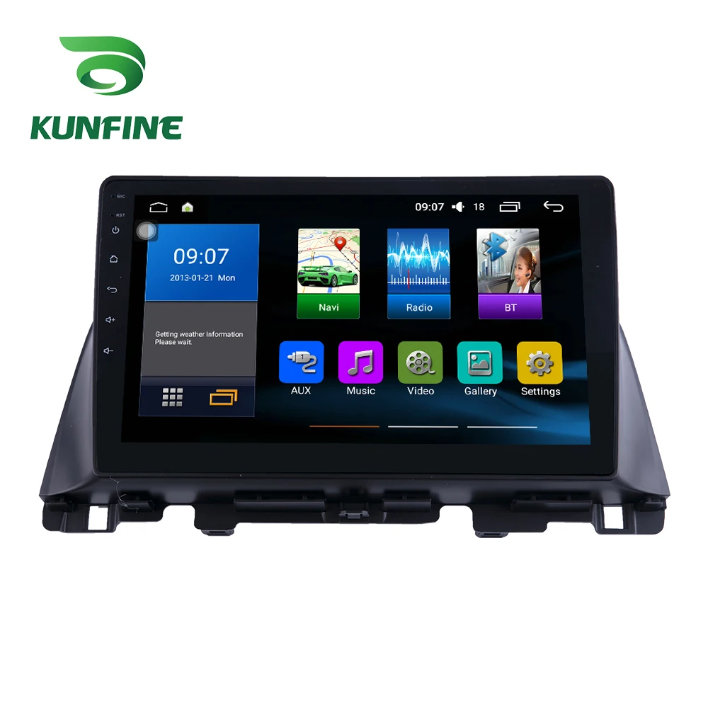 Восьмиядерный 1024*600 Android 8 1 автомобильный DVD GPS навигационный плеер Deckless стерео для