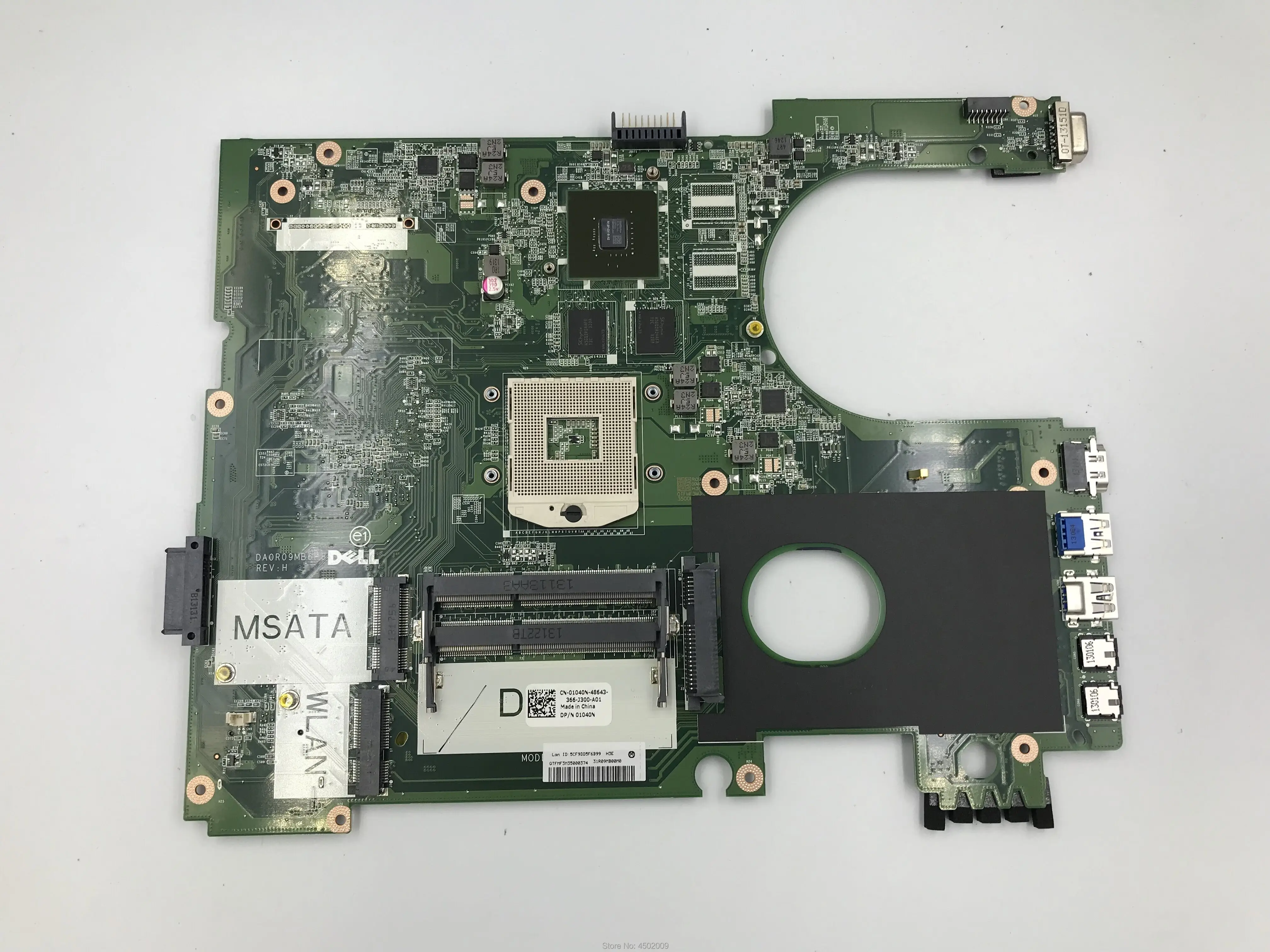 Для dell Inspiron 5720 DA0R09MB6H1 CN 01040N 1040N Материнская плата ноутбука HM77 100% тестирование