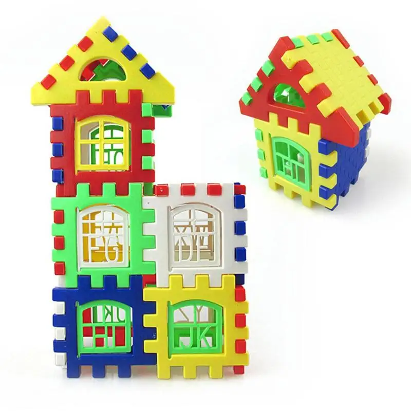 Креативные детские строительные головоломки игрушки сделай сам собранные