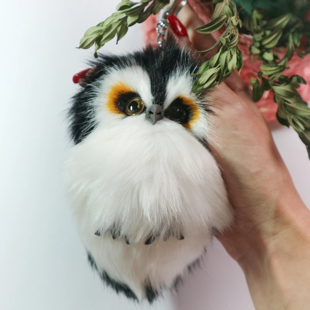 Сумка кулоны аксессуары брелок для ключей с имитацией кроличьего меха пушистый