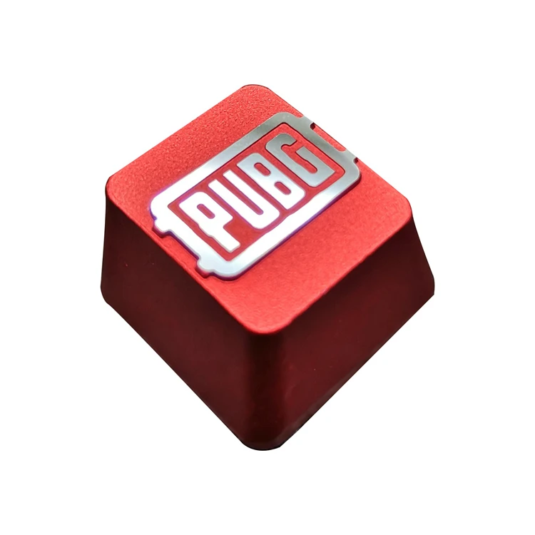 

1pc Aluminium Alloy Keycap Mechanical Keyboard Metal Personality PUBG Key Cap For PLAYERUNKNOWNS BATTLEGROUNDS