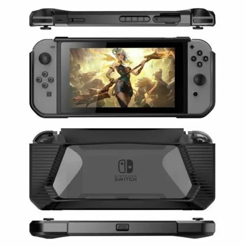 Protective Case+Tempered Glass Screen Protector For Nintendo Switch Case Cover Shockproof Shell+Screen 3B02 | Электроника