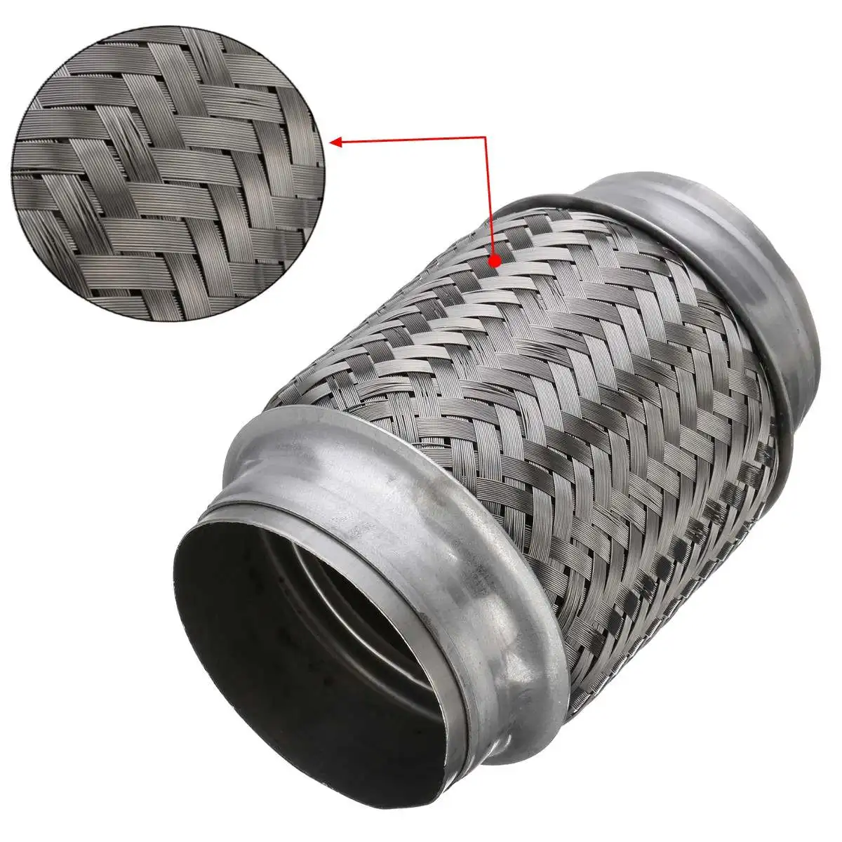 Сварная труба 3 &quotx 6&quot гибкая из нержавеющей стали Flexi Repair pipe 76 мм x 150 | Автомобили