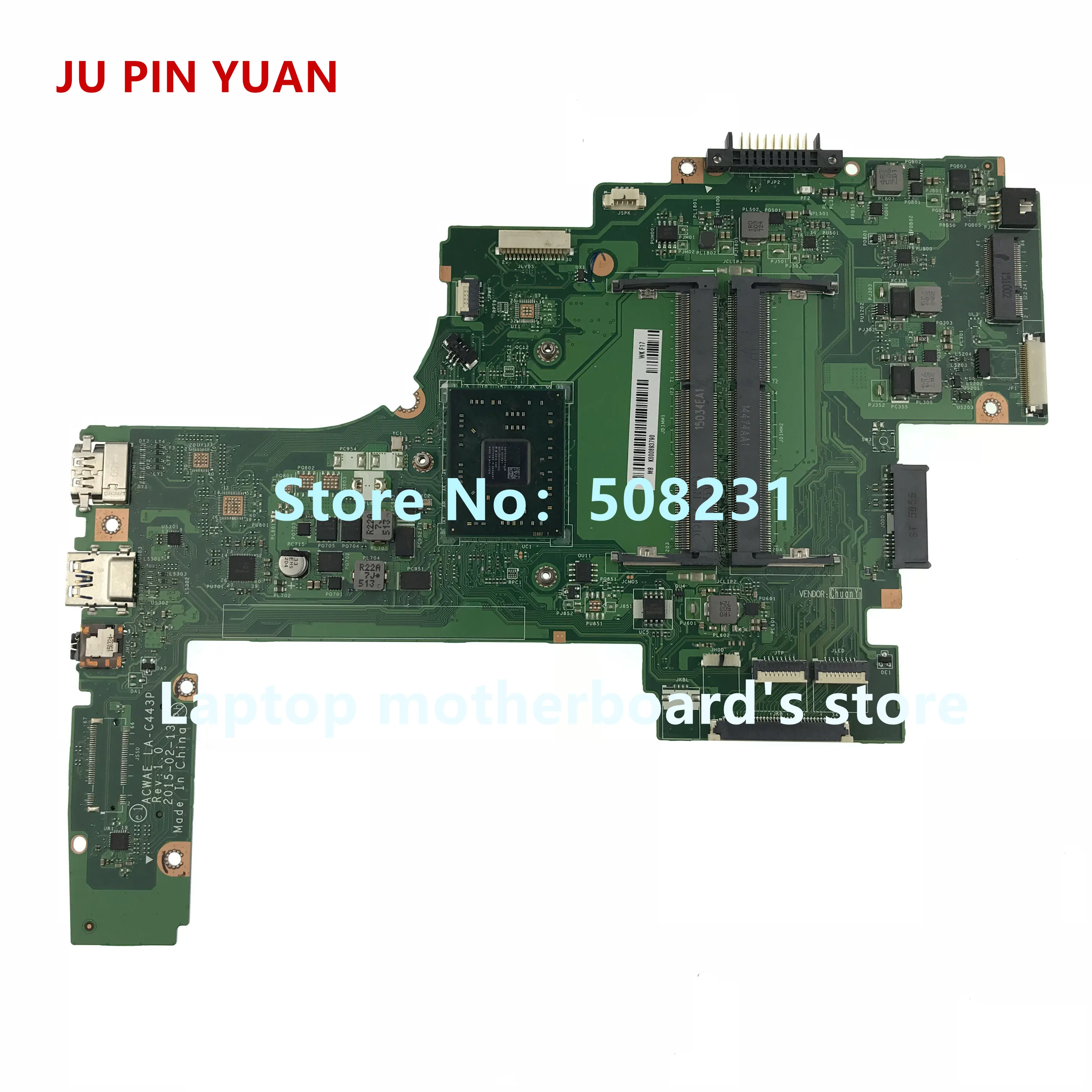 

Материнская плата JU PIN YUAN K000893790 для ноутбука Toshiba Satellite L45D