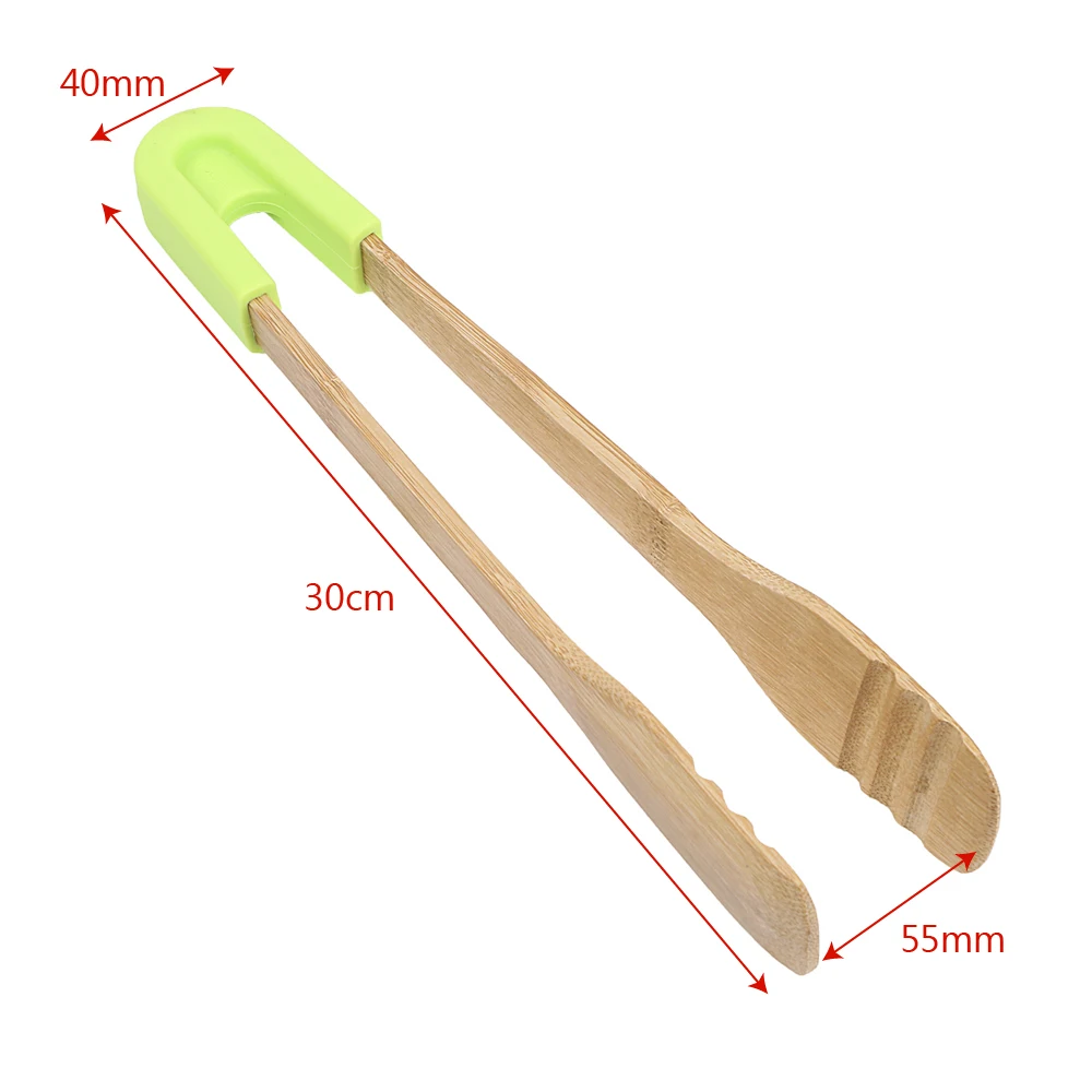 Антипригарная кухонная утварь искусственные бамбуковые пищевые щипцы