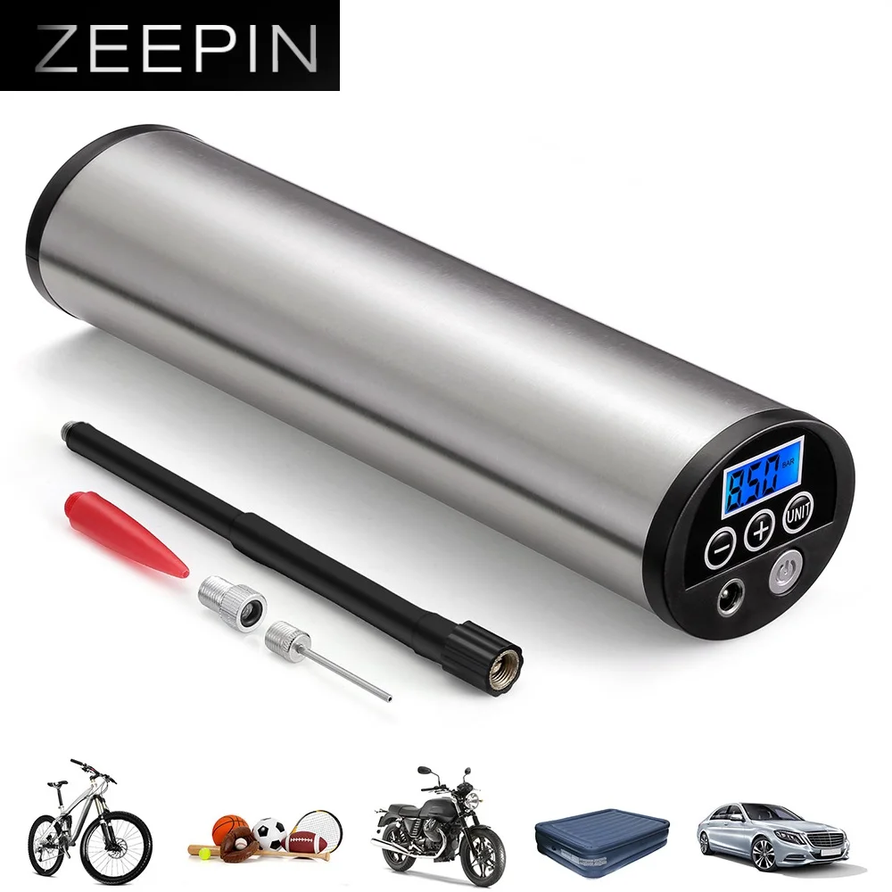 Zeepin AP 101 Мини Электрический надувной насос с монитором давления в шинах 2 1