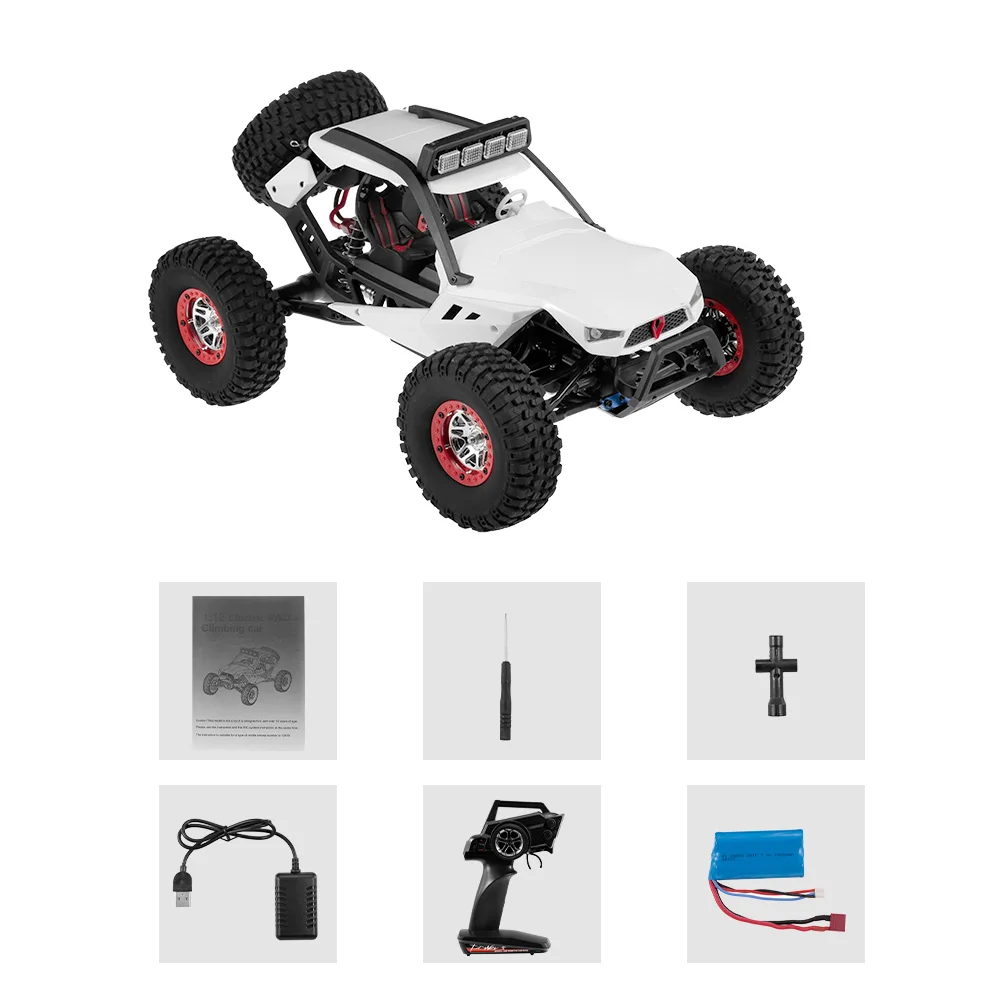 12429 1:12 RC автомобиль гусеничный 40 км/ч 4WD 2 4G электрический фары внедорожные