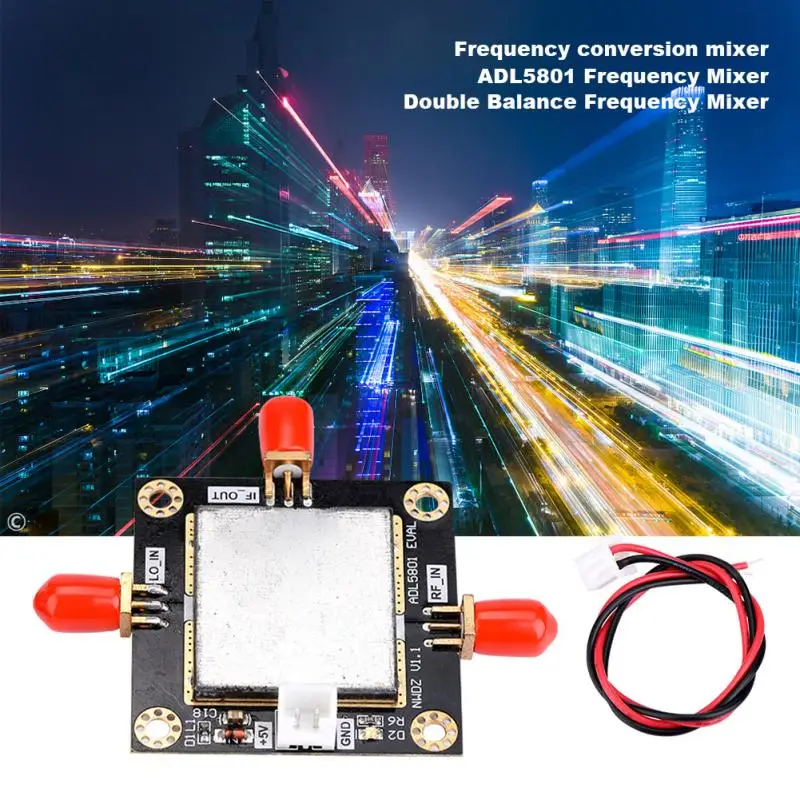 ADL5801 двойной баланс вверх вниз смеситель частоты DC 5 V модуль Balun Coil муфта |
