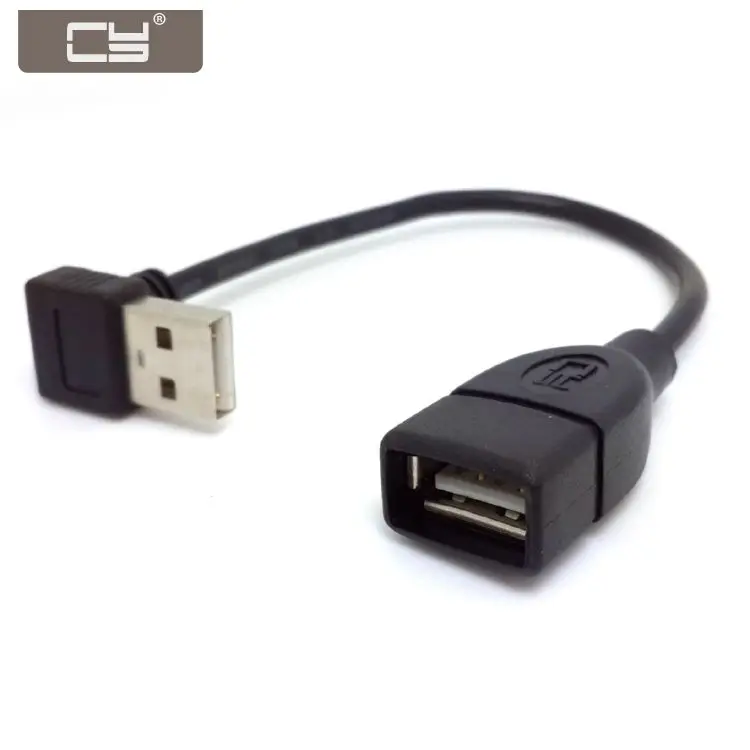 

CYSM 90 Degree Down Angled Type USB 2.0 A Male to USB A Female Cable 20cm
