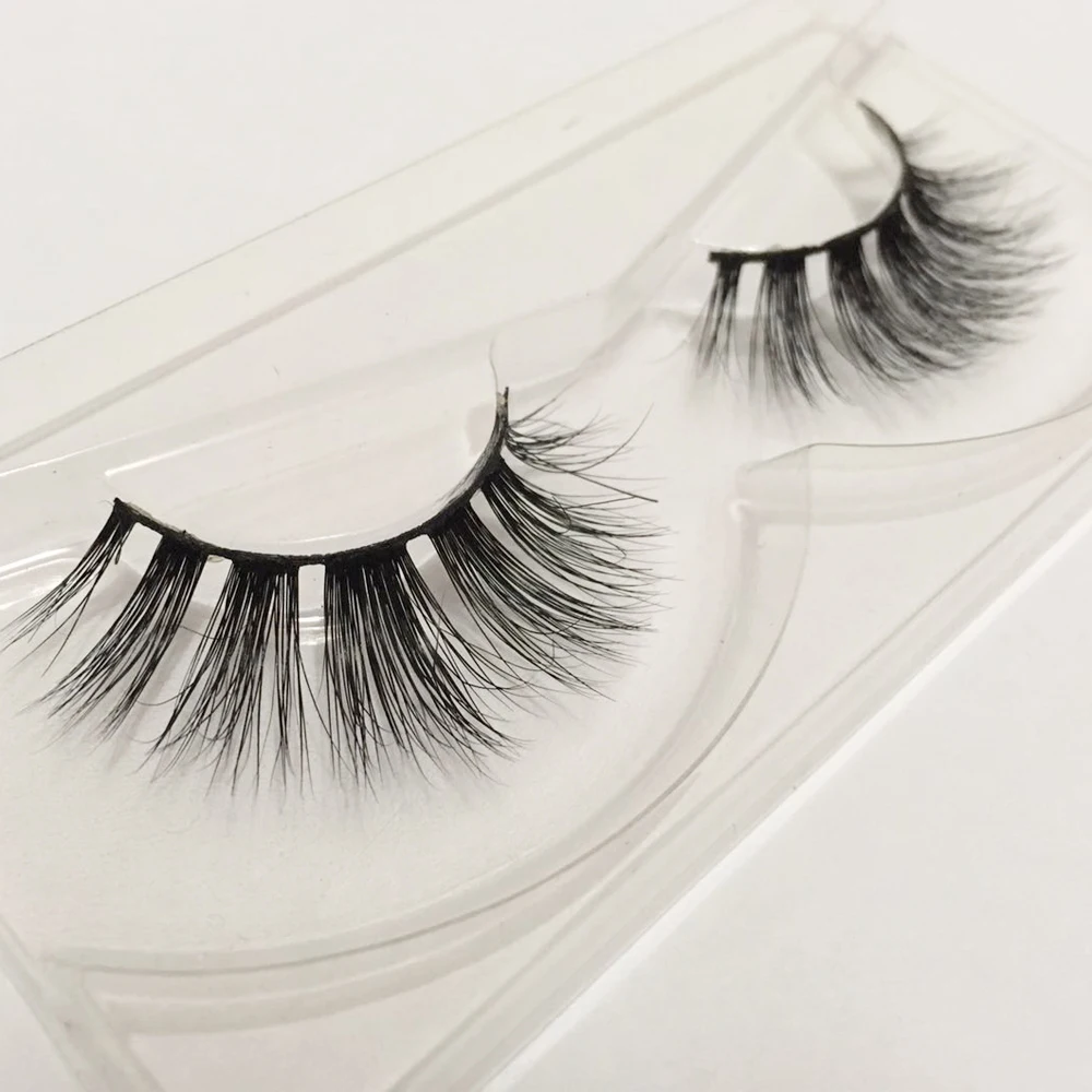Askuu d08 false eyelashes 3d mink lashes natural fake eye lash faux cils for eyelash extension supplies customized packaging box | Красота и