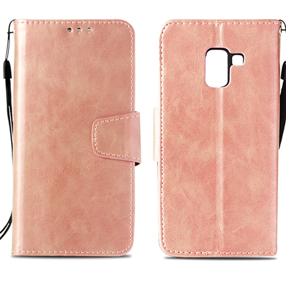 Роскошный чехол кошелек KISSCASE для Samsung J7 J8 A8 J2 J3 J4 J5 J6 Plus 2018 кожаный держатель карт задняя крышка телефона Чехлы
