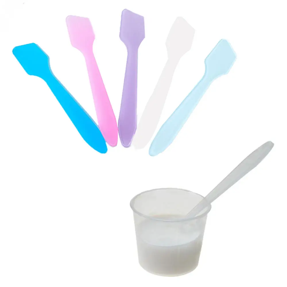 100 шт./лот маска для лица палочка косметическая лопатка ложка пластиковая
