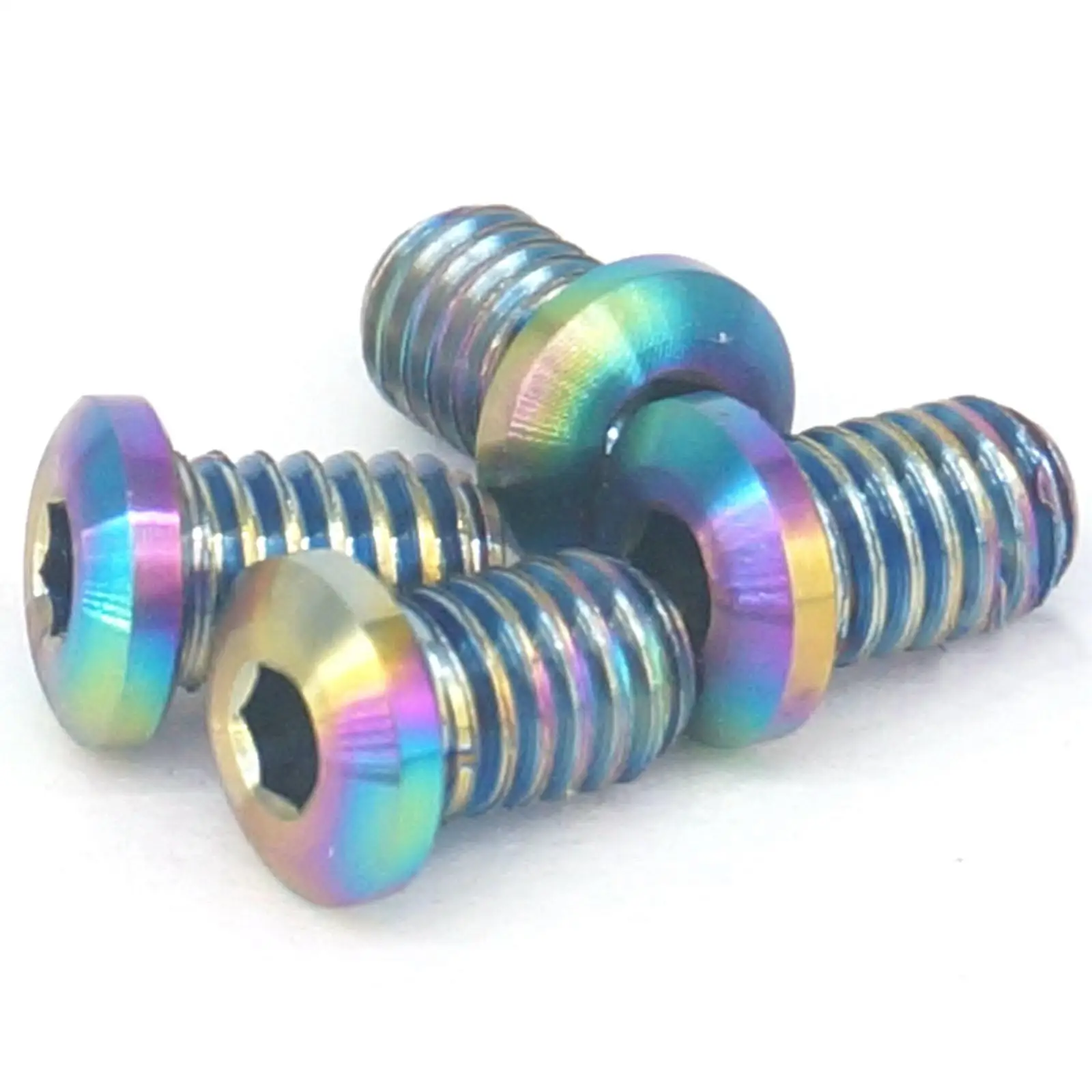 

4 шт M4x5mm Rainbow GR5 титановые винты для дорожного фрикционного тормоза