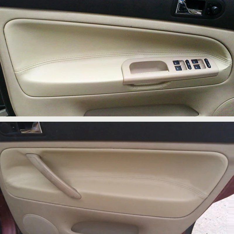 

LHD Car Microfiber Leather Door Handle Armrest Panel Cover Trim For VW Passat B5 1998 1999 2000 2001 2002 2003 2004 2005