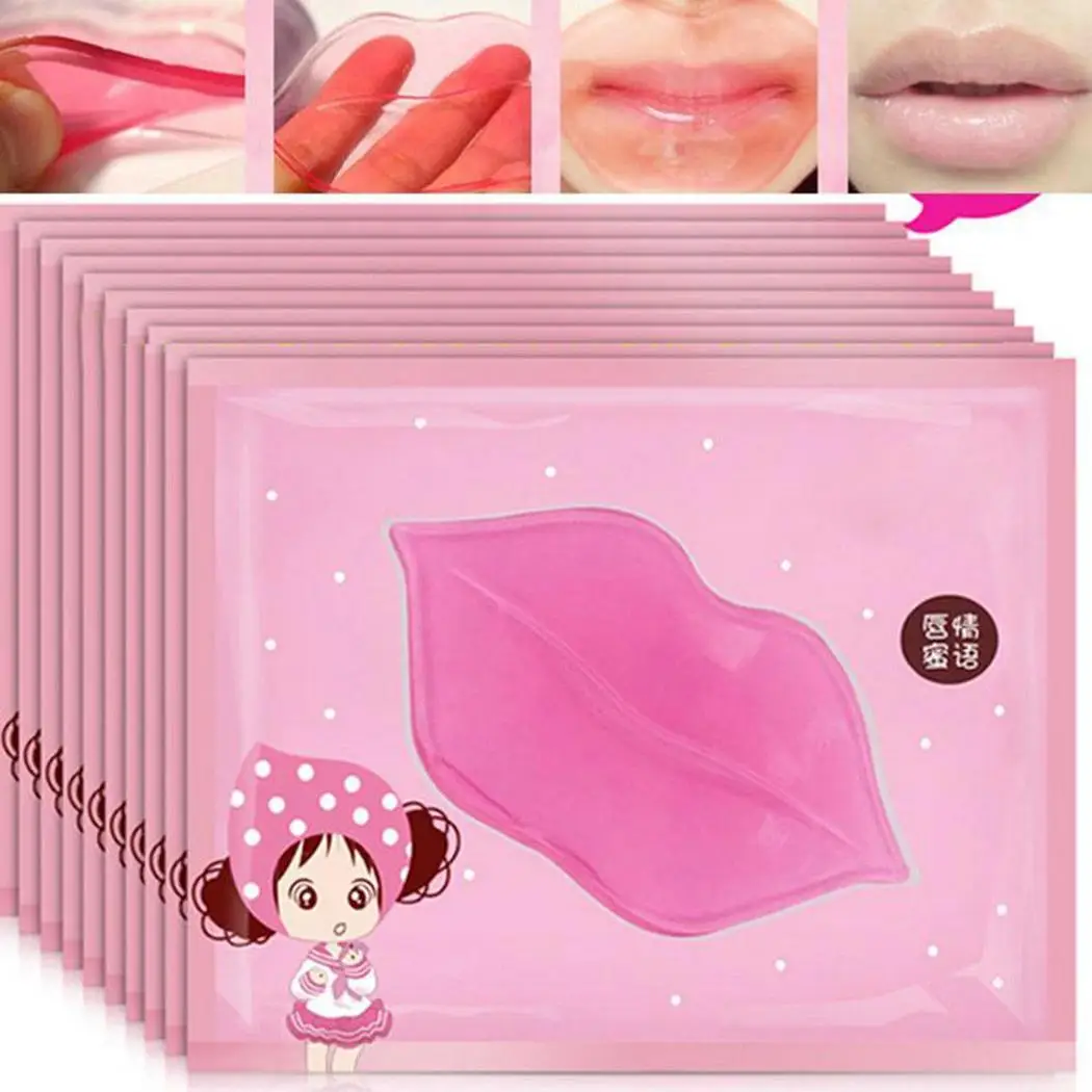 Кристальные коллагеновые патчи розовые старение анти PC Новая увлажняющая маска