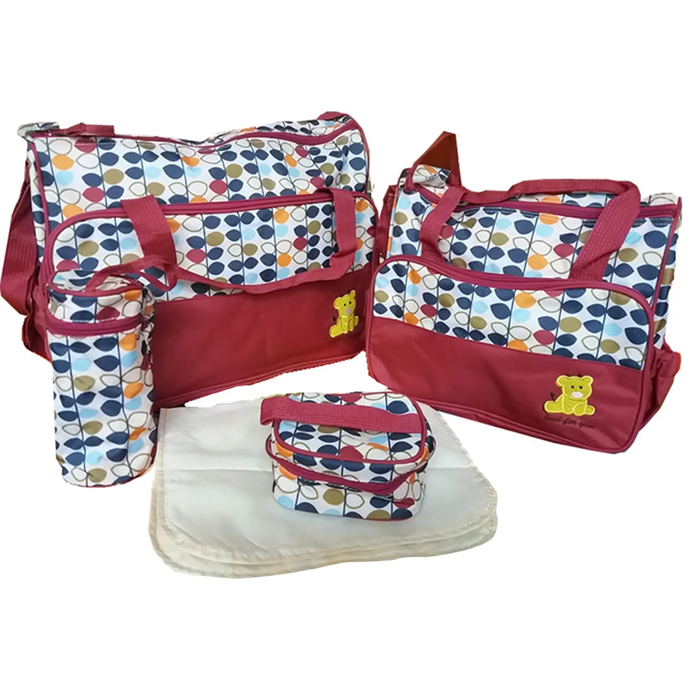 Новинка 5 шт. Пеленки Tote Сумочка в комплекте Многофункциональная сумка для