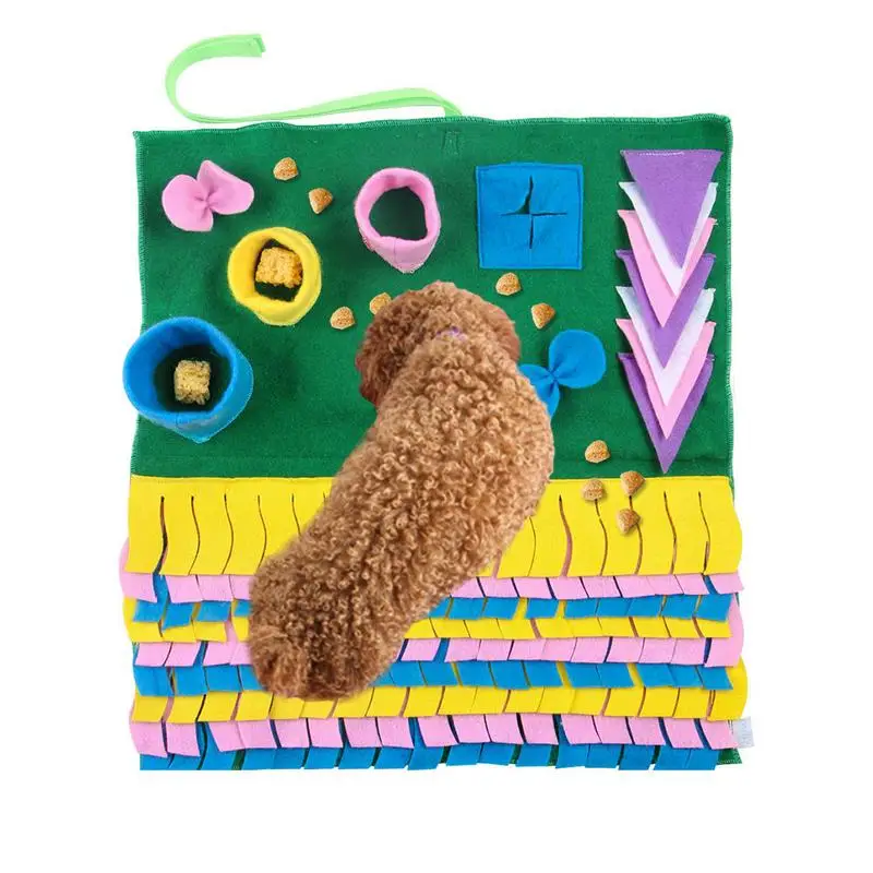 Pet Sniffing Mat Washable Dog Smell Training Pad Relieve Stress Puzzle Toys Puppy Release Blanket New Arrival | Дом и сад