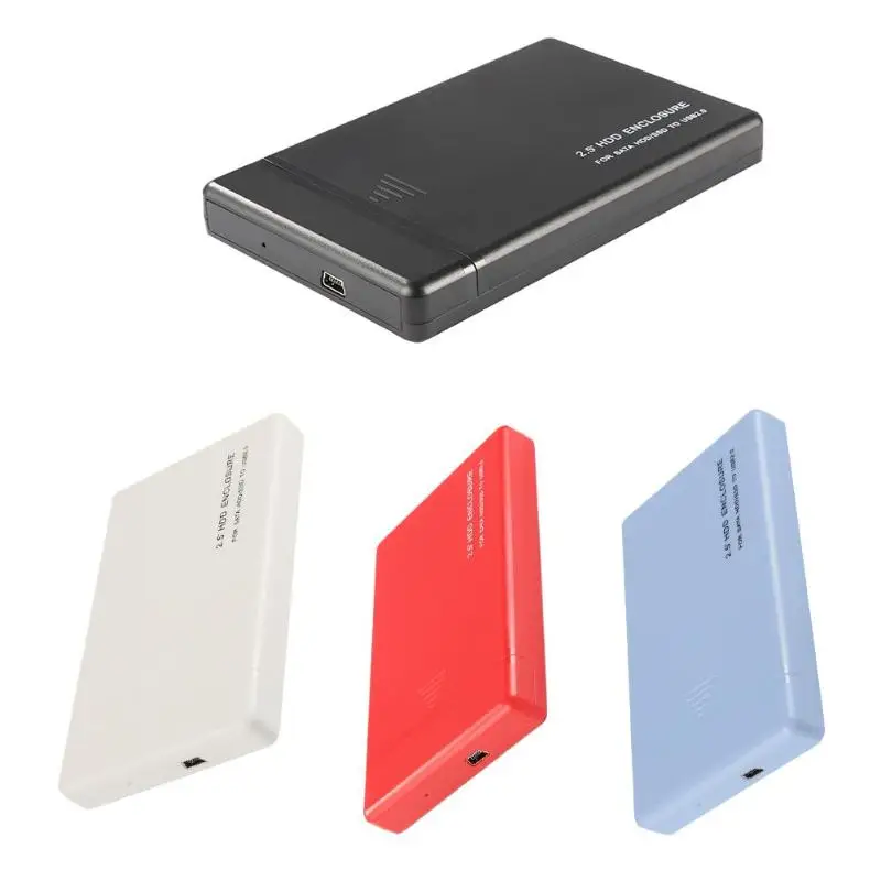 Внешний HDD корпус для жесткого диска USB2.0 Sata Портативный чехол 2 5 &quotдюймовый
