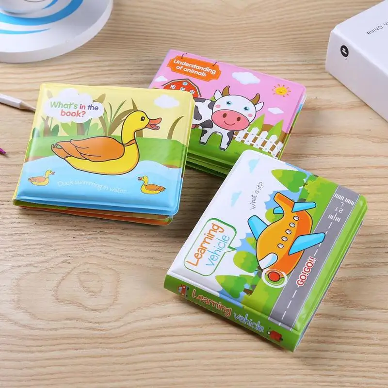 Водонепроницаемые детские книжки для ванной красочные развивающие EVA купания