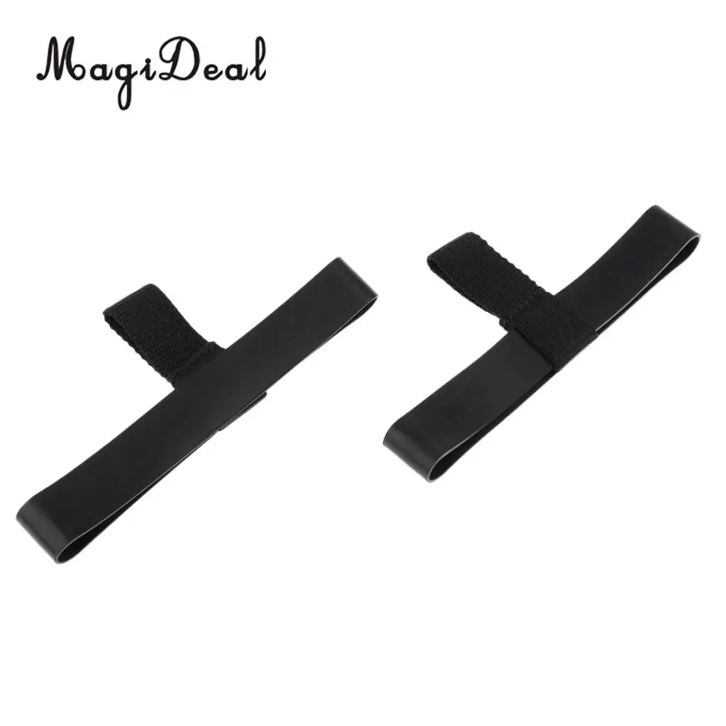 4 Pieces Durable Black Rubber 6L &amp 12L Scuba Diving Stage Tank Bottle Hose Retainer Band Loop Gear Accessories | Спорт и