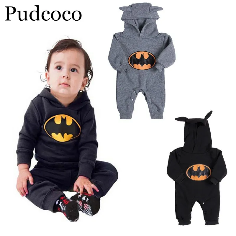 Pudcoco новинка 2019 Детский комбинезон для младенцев мальчиков девочек с рисунком