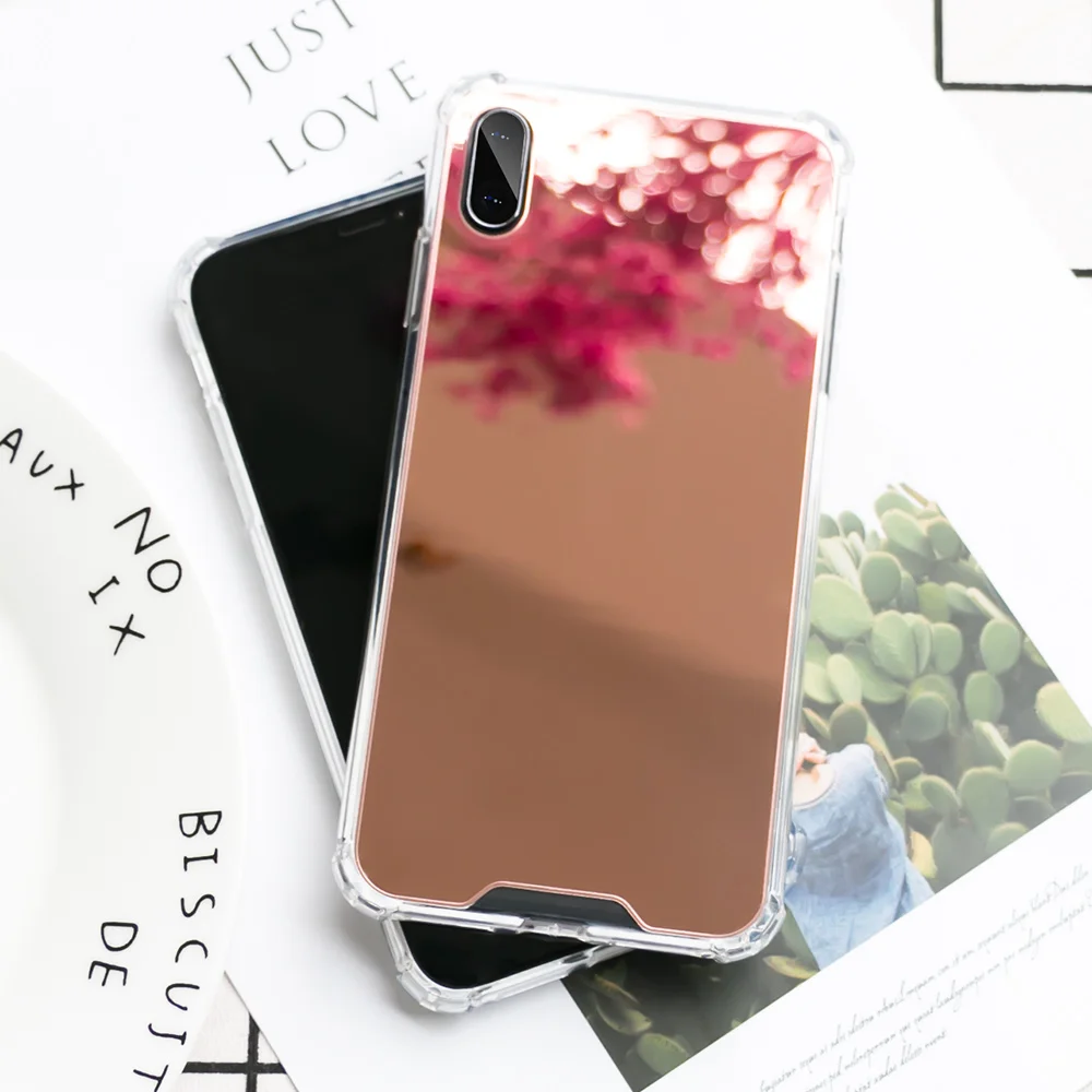 CASEIER зеркальный Шикарный чехол для телефона iPhone 6 7 8 Plus X XS MAX XR 6s 10 5 5S SE Funda Capinha |