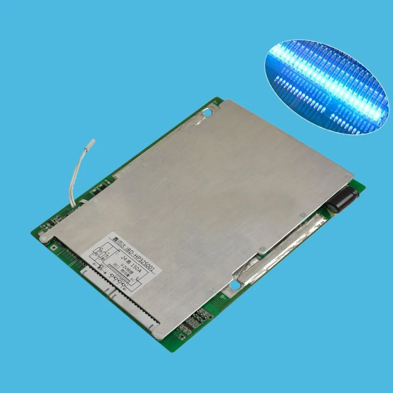 

20S 64V 72V 80A 100A 120A 150A Li-ion Lifepo4 lithium battery MOS protection board W Balanced indicator led Temperature switch